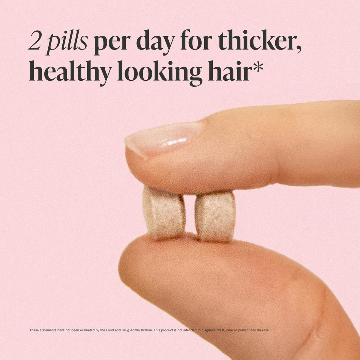 Clinically Backed Hair Growth for Women - 60 Lemon Flavor Tablets,
