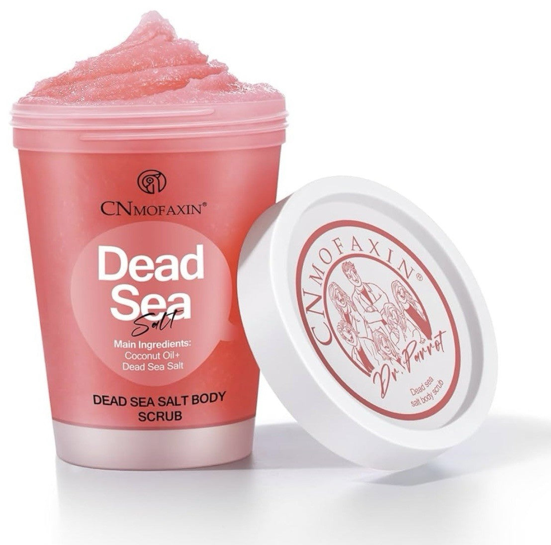 CN Mofaxin Dead Sea Salt Body Scrub With Coconut Oil 280g