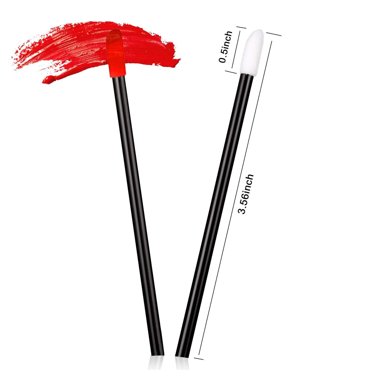 600pcs Disposable Lip Brush Set for Makeup Gloss Applicators