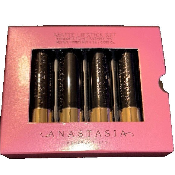 Lipstick Set - Matte Lip Colors in Orchid, Cotton Candy, Stargazer & Plum
