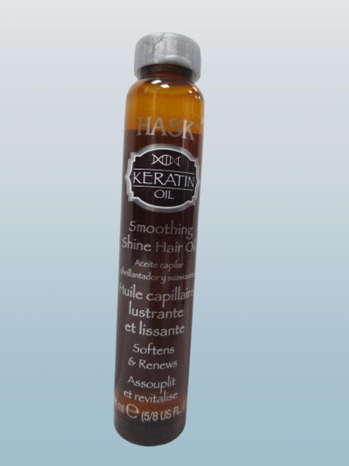 HASK Keratin Oil Smoothing Hair Oil - Shine, Softens & Renew, Pack of 3