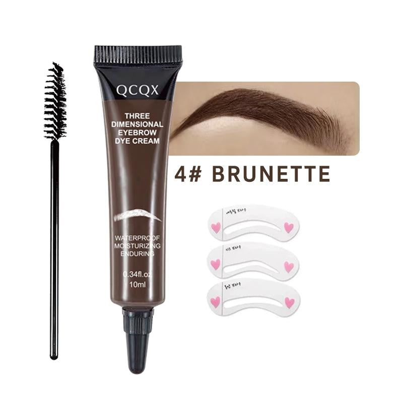 Eyebrow Tint Kit - Long-Lasting Waterproof Smudge-Proof Brow Dye Gel Set