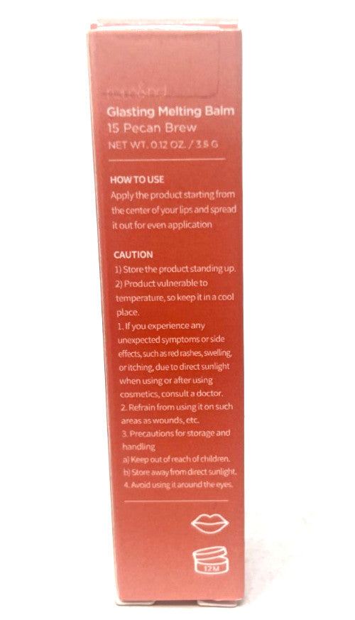 Rom&nd Glasting Melting Balm Pecan Brew 15g - New In Packaging