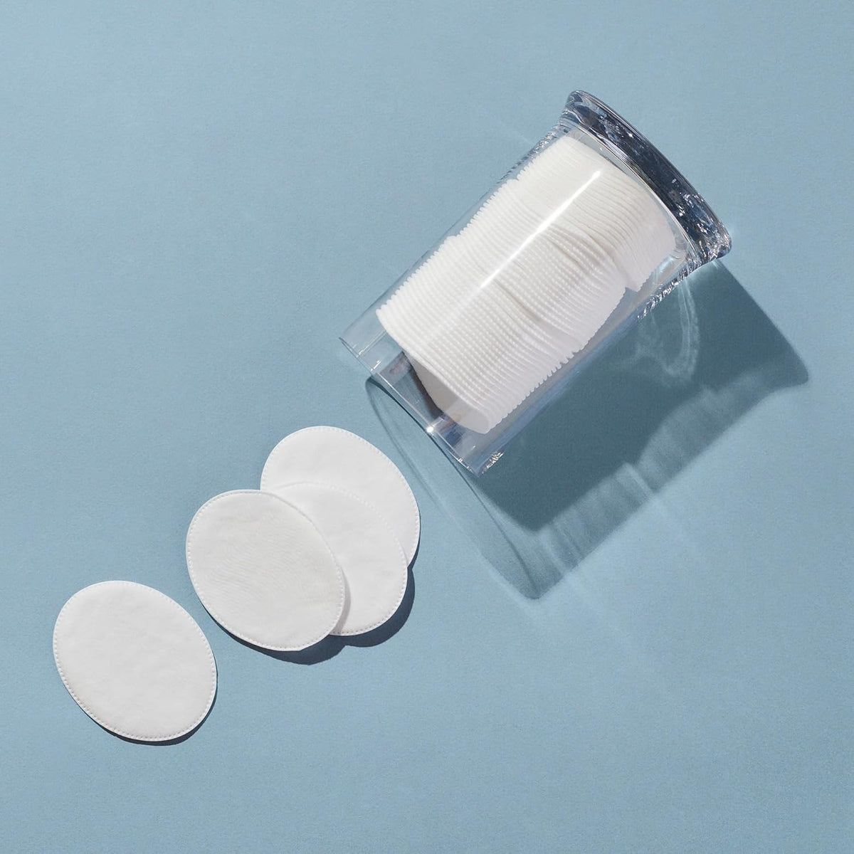 Diane 300 Count Cotton Facial Rounds Multi-Layer 3.5 x 2.75 inches - 100% Pure Cotton