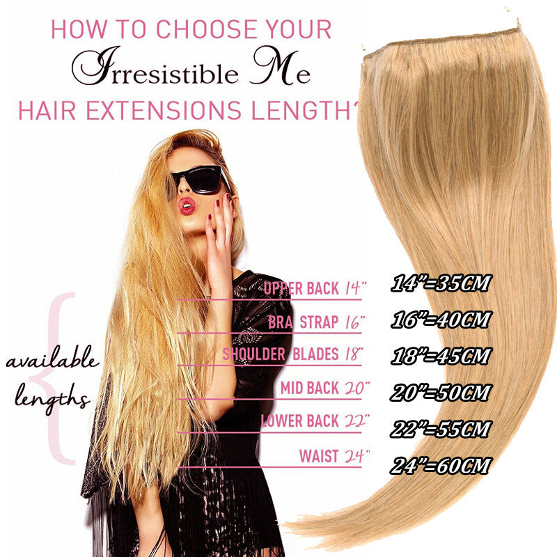 Long Weft Wire Hair Extensions 120g Remy Human Hair Thick One Piece