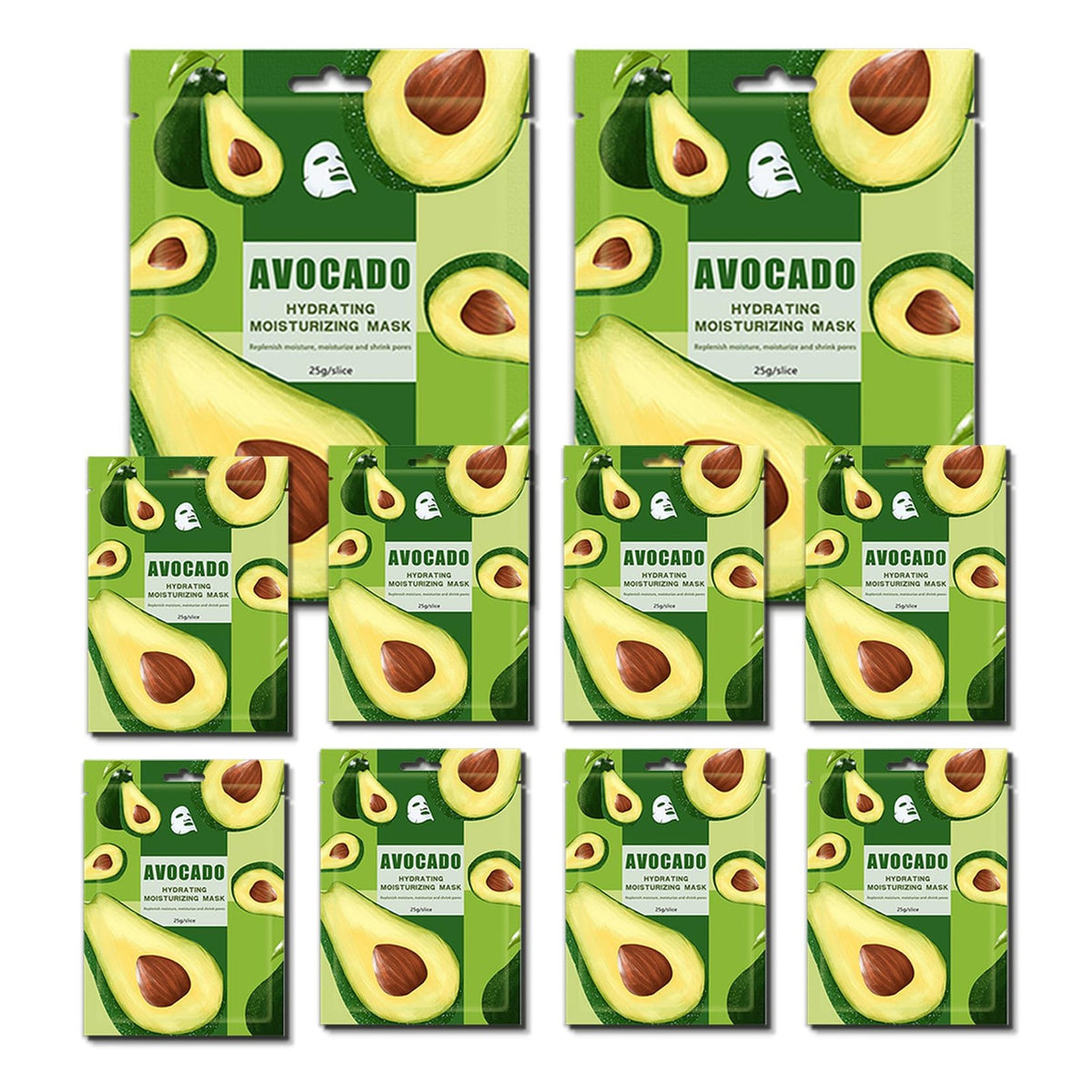 Hydrating Collagen Sheet Face Masks - 10 Pack