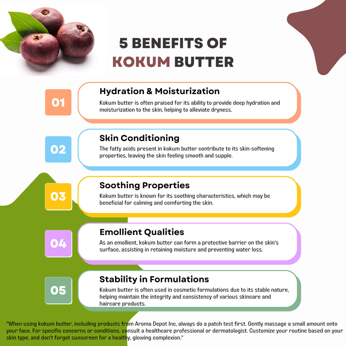Kokum Butter 100% Pure Raw Cold Pressed Natural