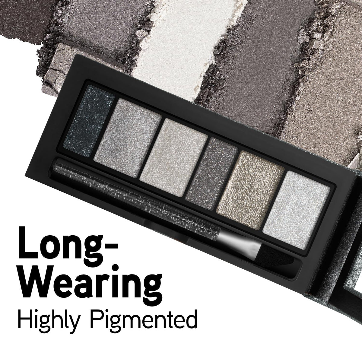 Hypoallergenic Eyeshadow Palette with 6 Shimmer Shades - Fragrance-Free