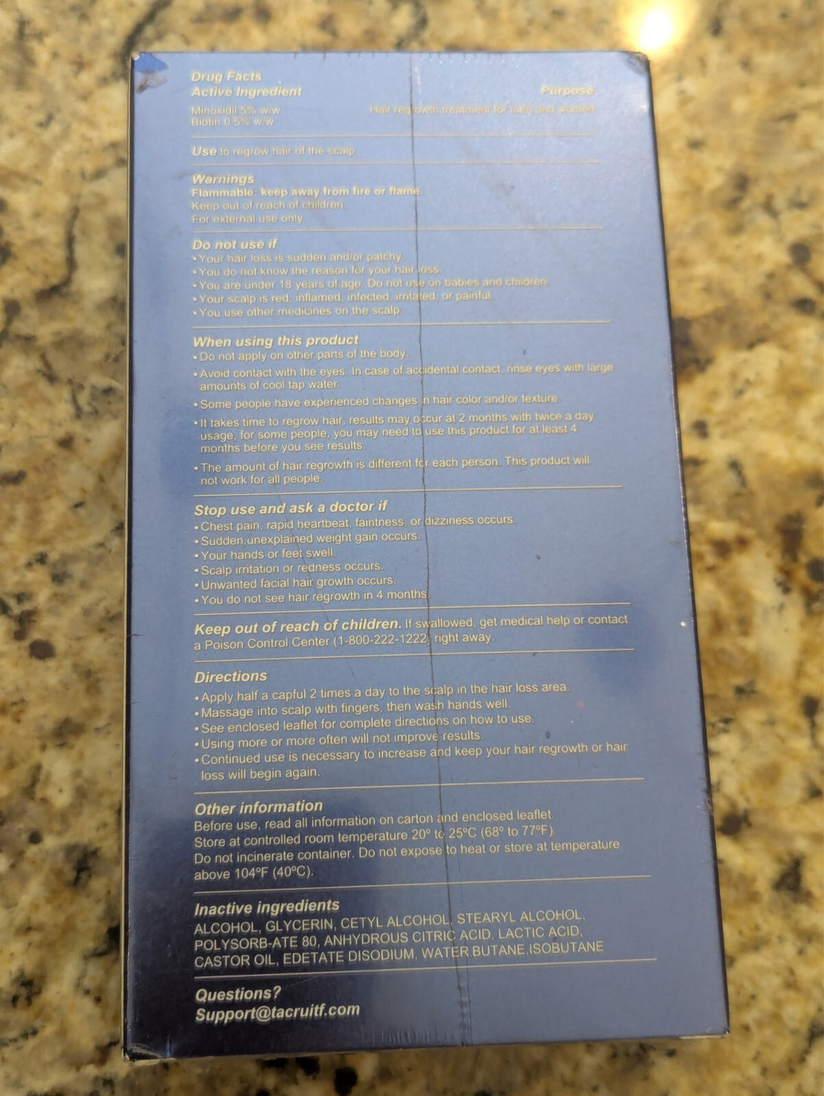 Hair Regrowth Treatment Aerosol Foam 4.22 oz
