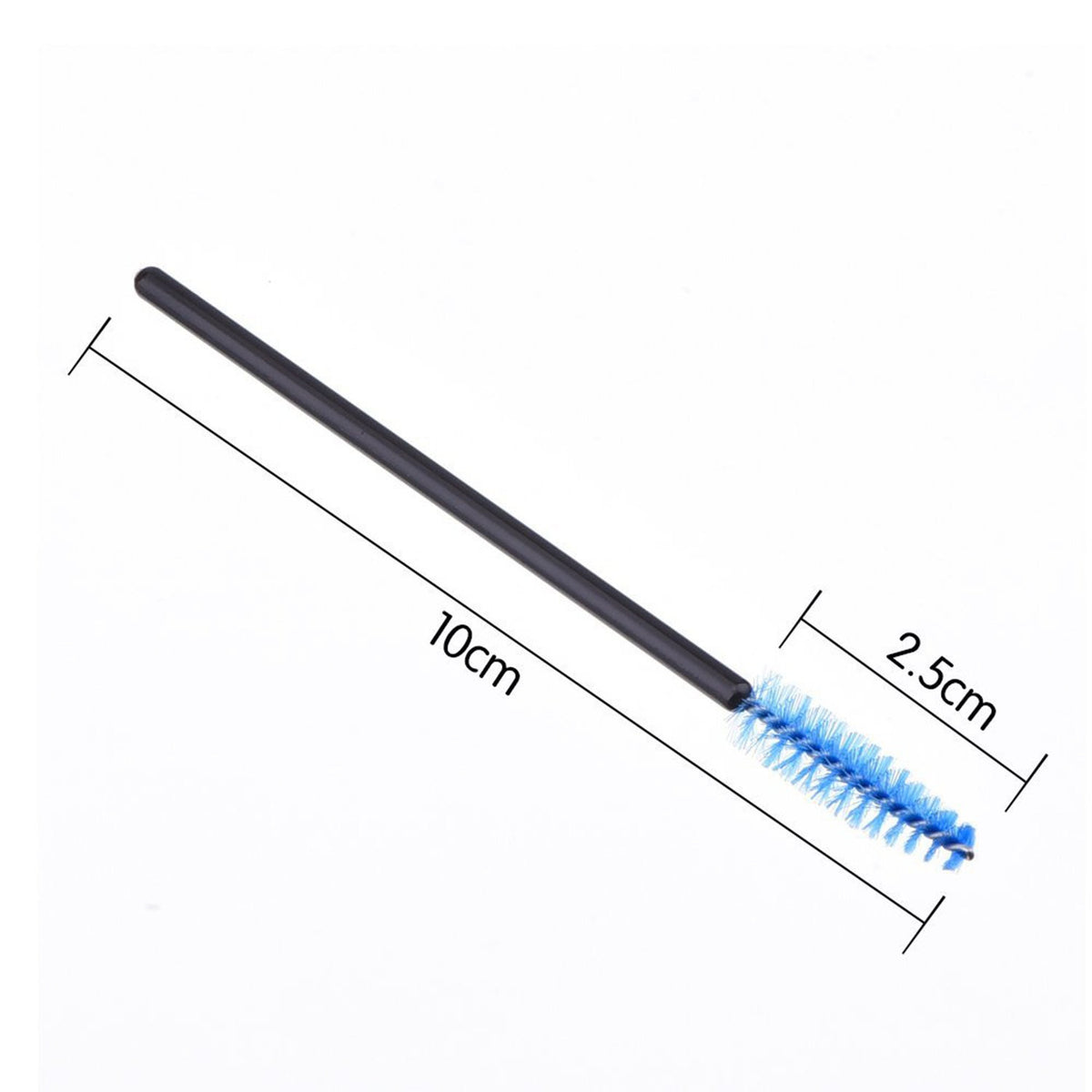 Disposable Eyelash Mascara Wands Set - Multicolor Head, 300 Pieces