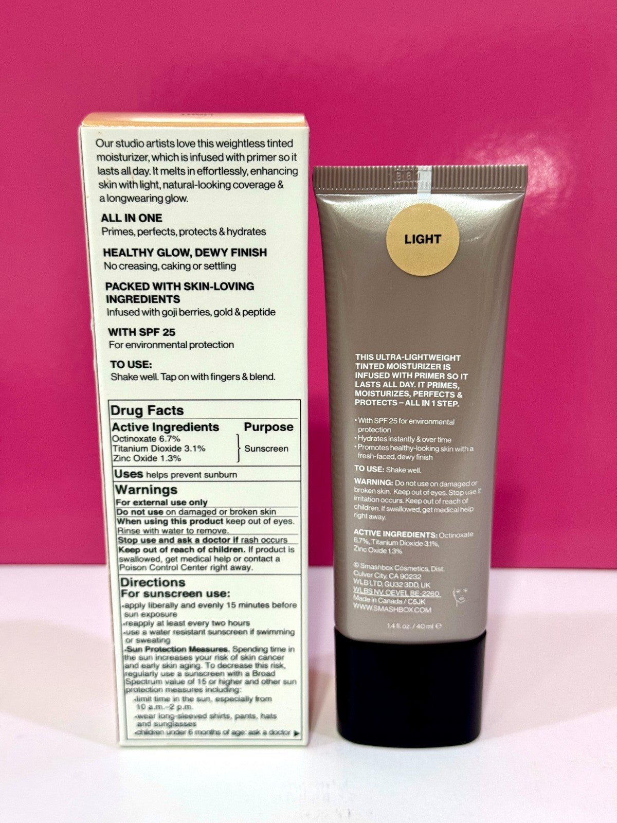 Tinted Moisturizer with SPF 25 - All Shades, Hydrating Skin Care, 1.4oz