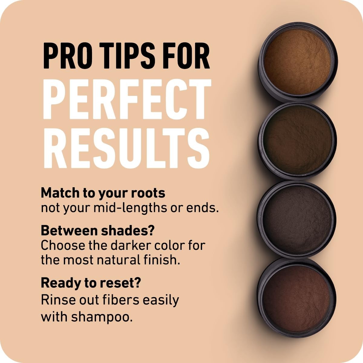 Color Sample Kit of Hair Fibers - 5g for a Natural, Fuller Appearance
