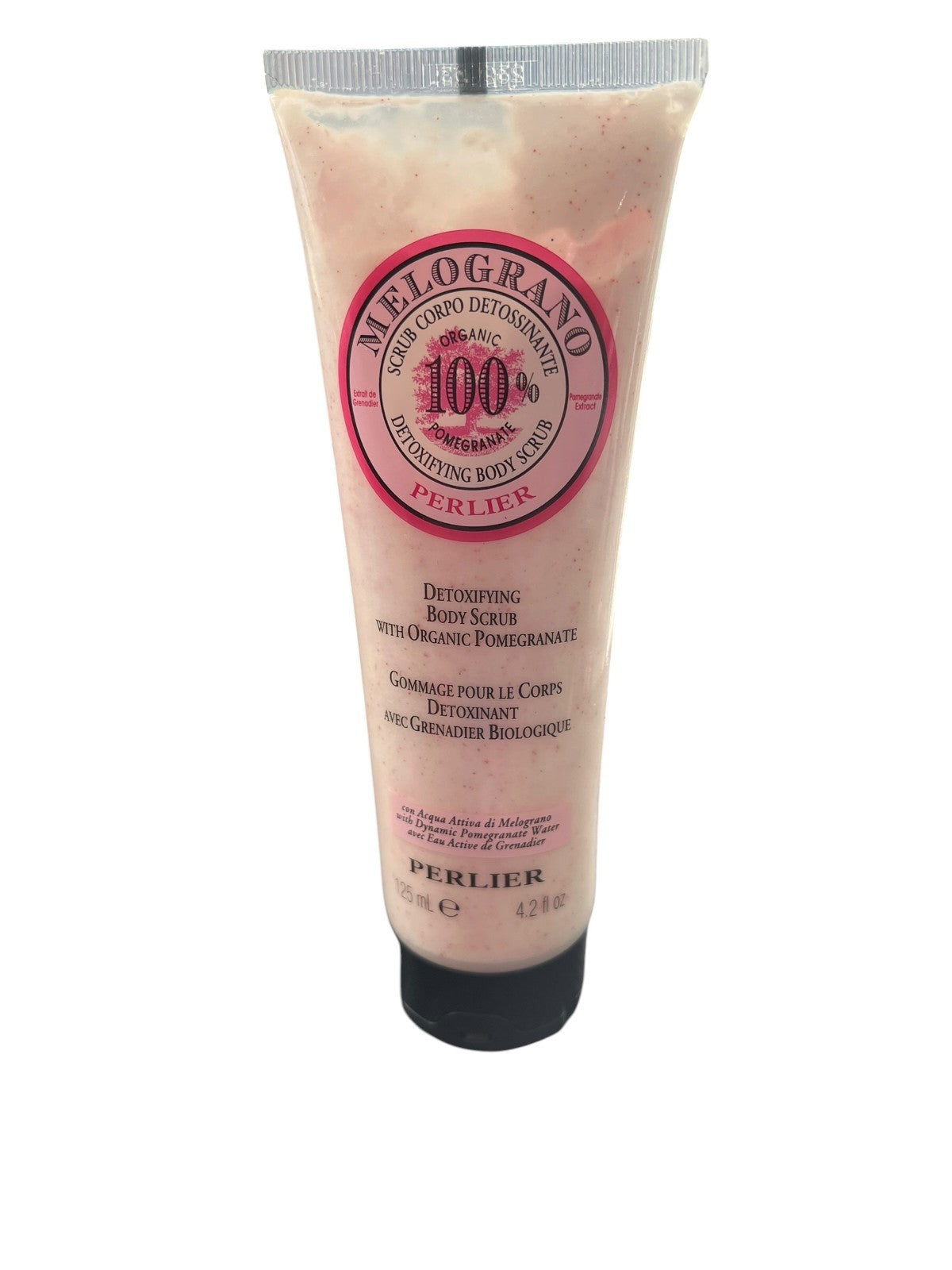 Perlier 100% Organic Pomegranate Body Tightening Exfoliating Scrub 4.2