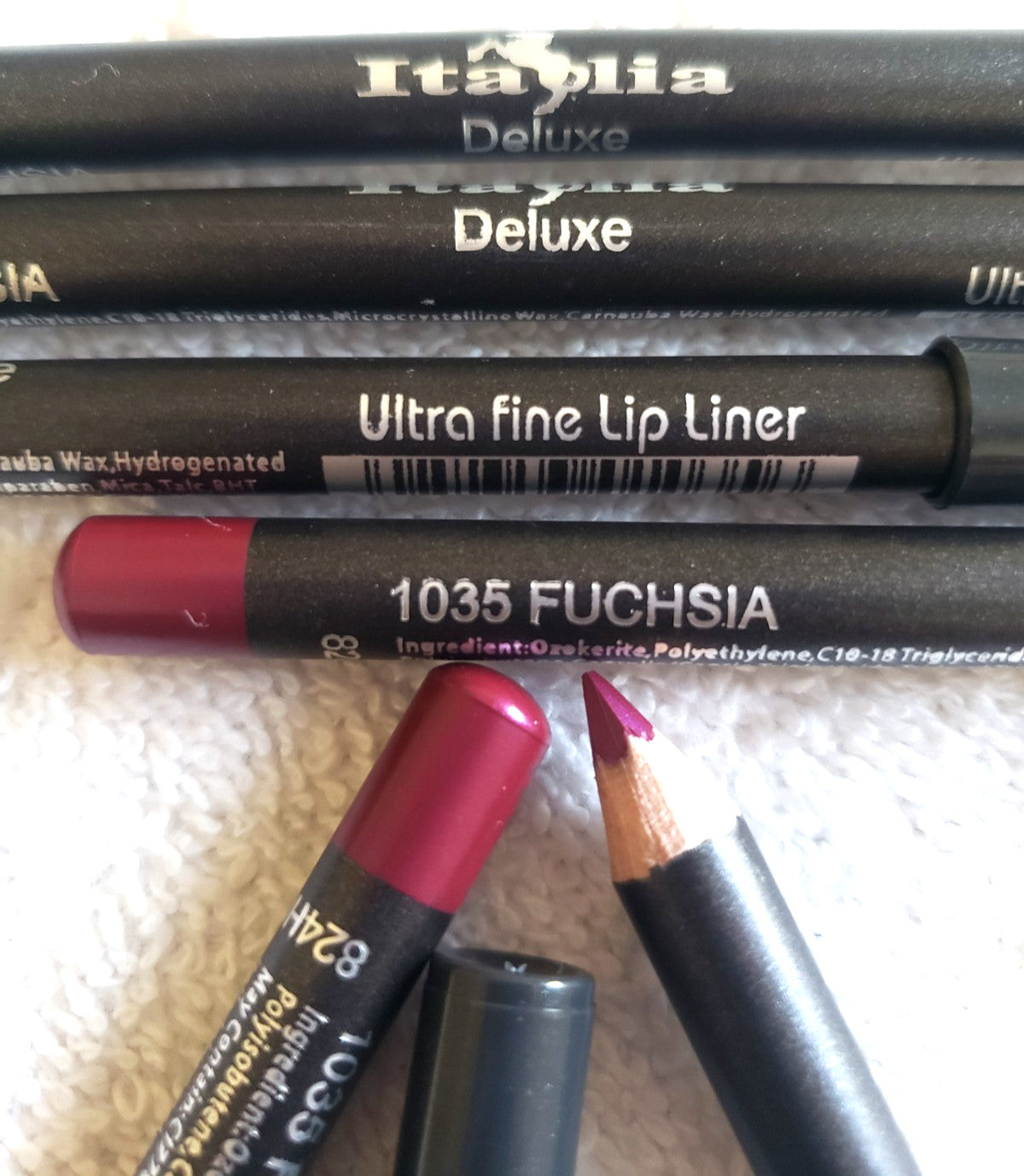 Ultra Fine Lip Liner Pencils - Assorted Colors, Long Lasting, Soft & Smooth