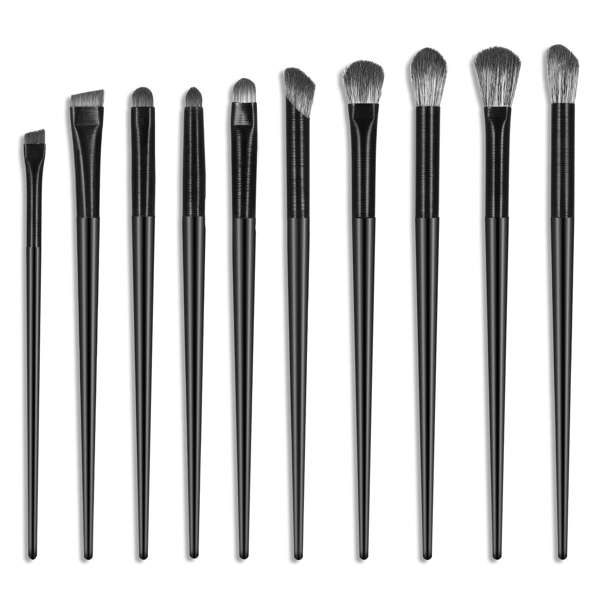 Premium Eye Makeup Brush Set with Eyeliner, Eyebrow & Blending Brushes