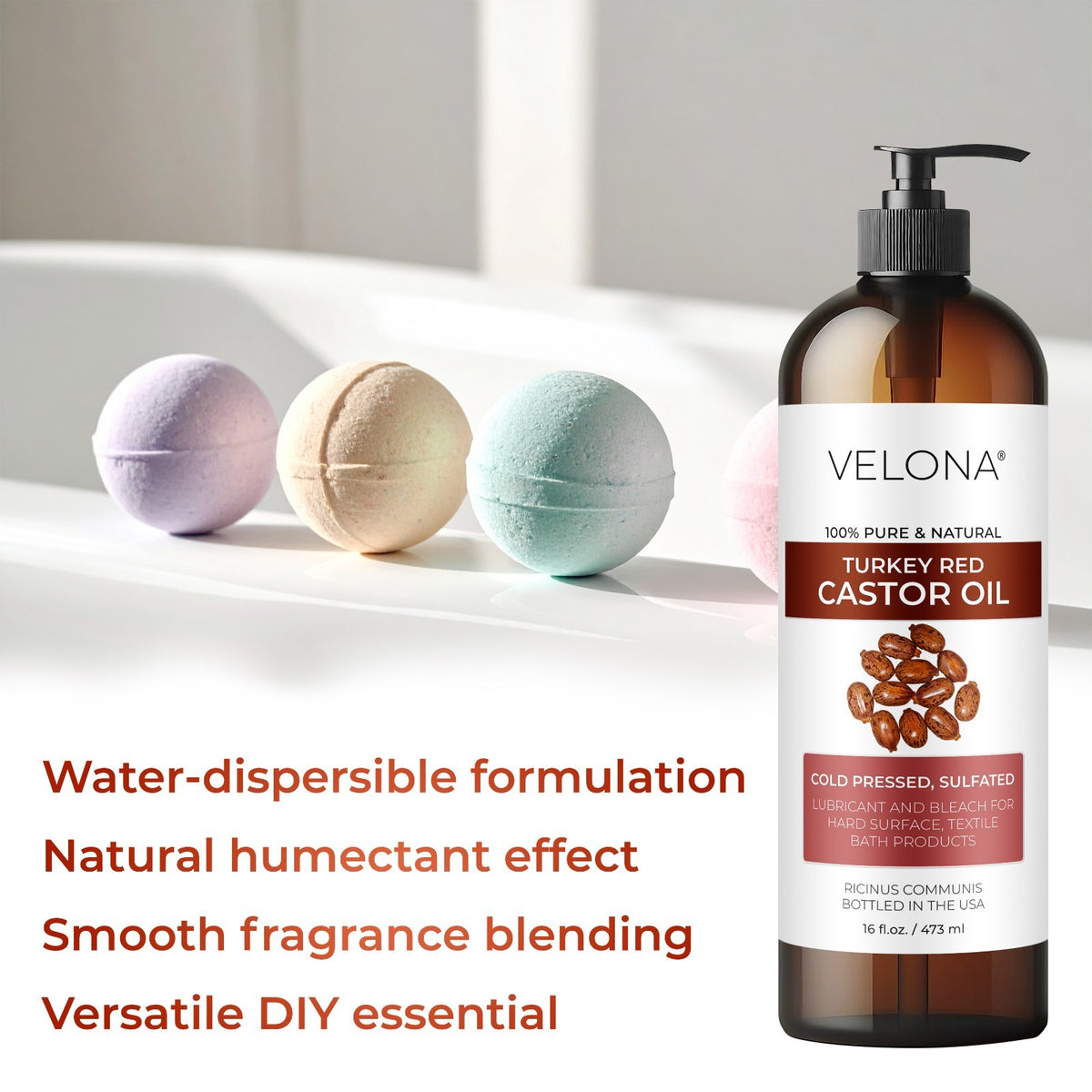 Castor Oil Turkey Red - 16 fl oz | Pure Cold Pressed