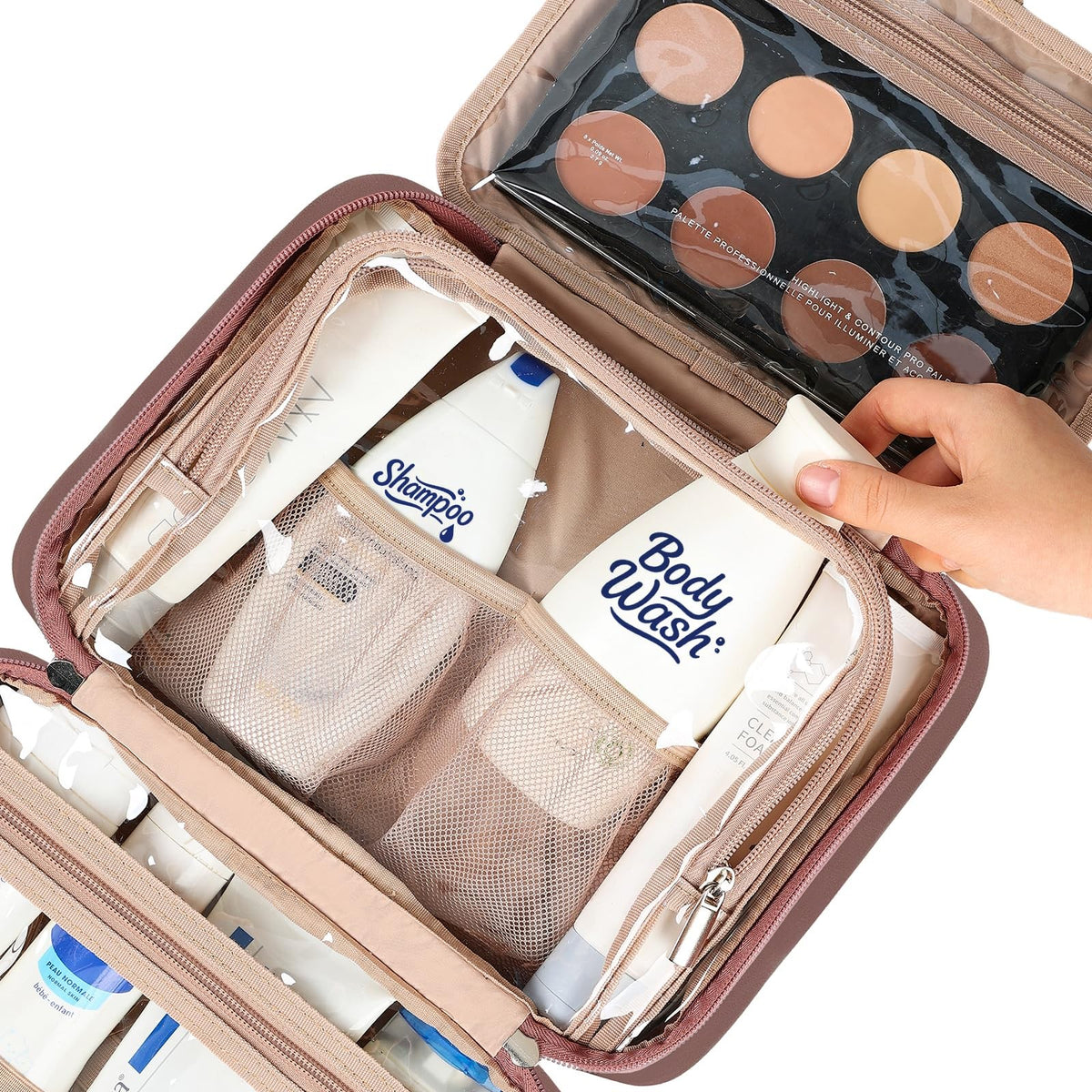 Travel Toiletry Bag for Women Large Capacity Hanging Organizer