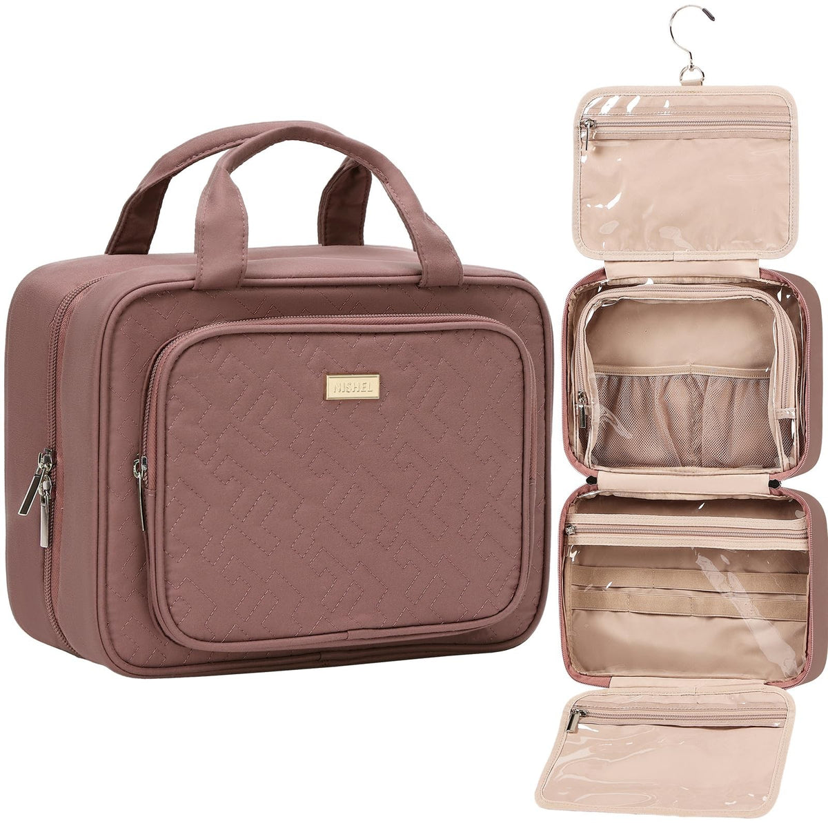 Travel Toiletry Bag for Women Large Capacity Hanging Organizer