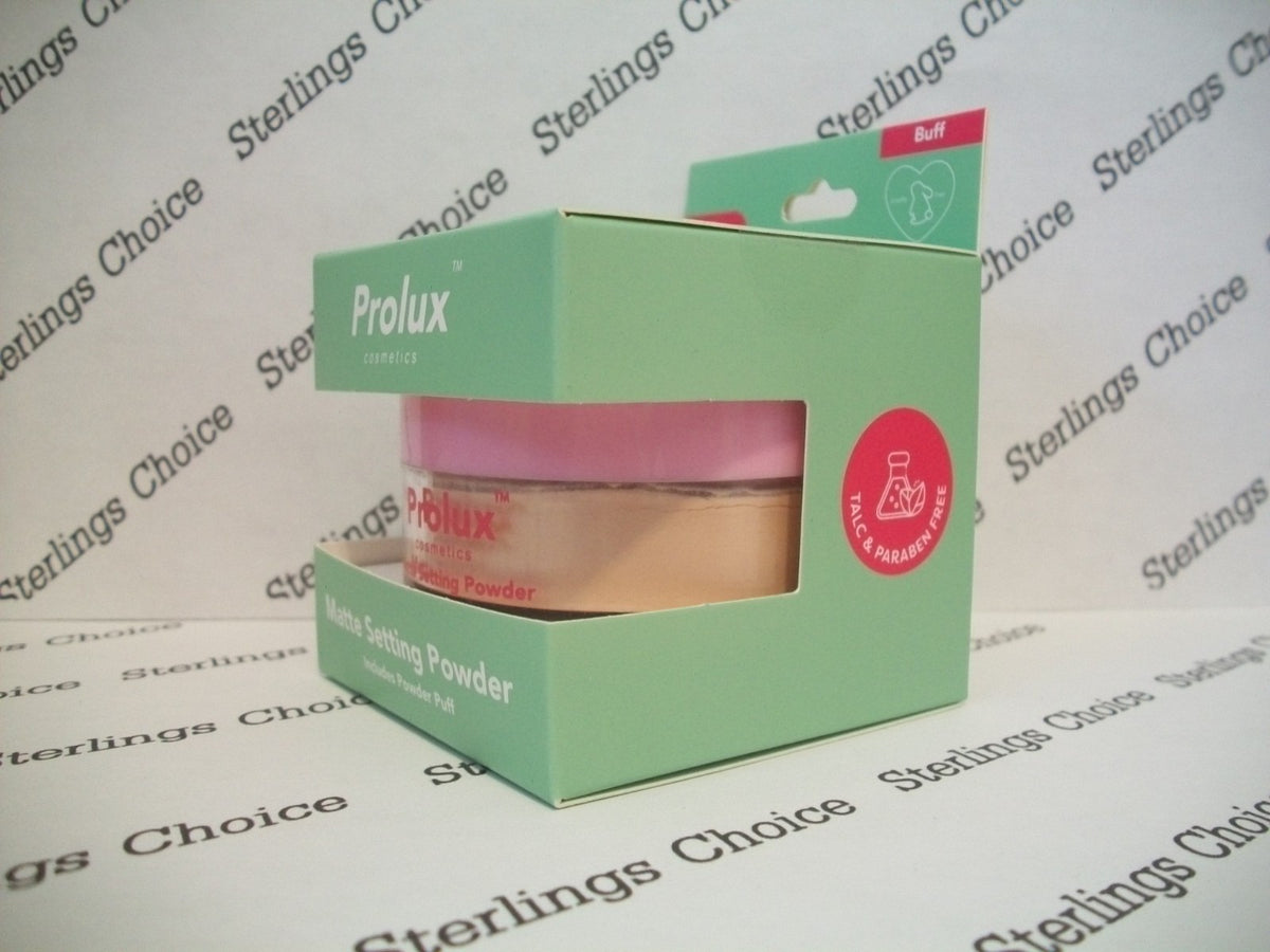 Prolux Matte Setting Powder Buff - Oil Control, Long-Lasting Finish