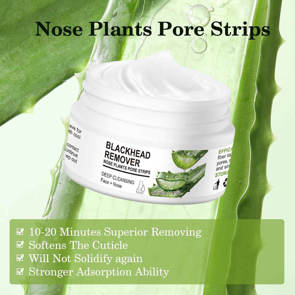 Blackhead Nose Pore Strips - Deep Cleansing Peel-Off Mask for Blackheads