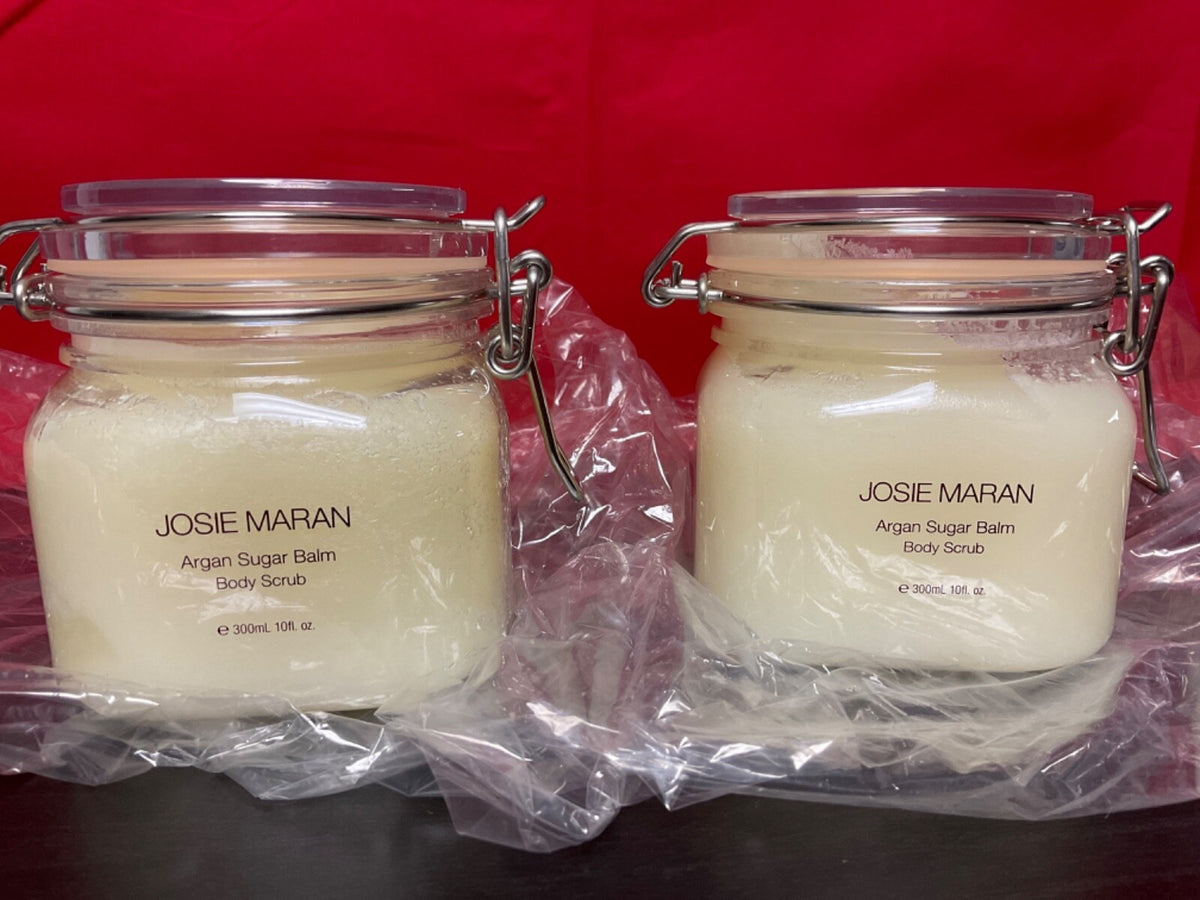Josie Maran Argan Sugar Balm Body Scrub Choose Scent 300ml./10oz.