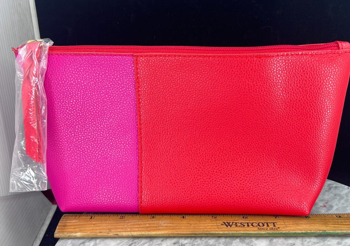 Empty Cosmetic Bag for Makeup Storage - Pink