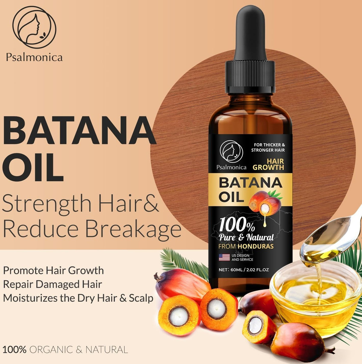 Batana Root Activator Scalp Serum for Hair Loss & Thinning