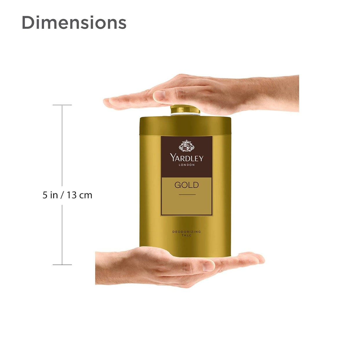 Yardley London Gold Deodorizing Talc for Men 100g | Body Powder