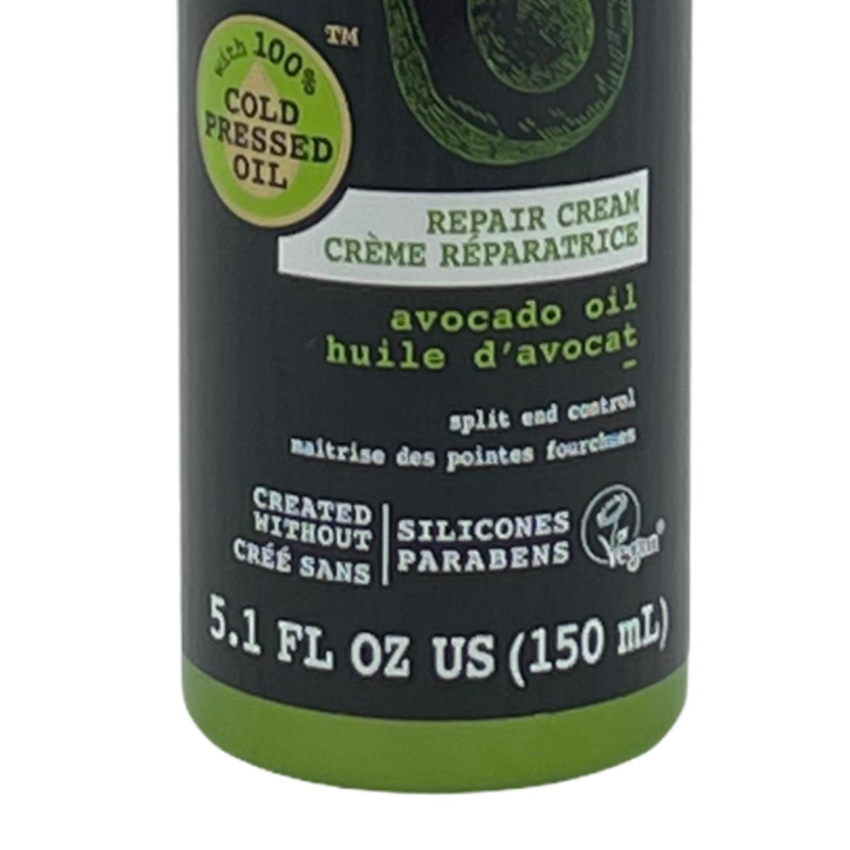 2 Pack Avocado Oil Repair Cream for Split Ends - Hair Damage Treatment 5.1 oz