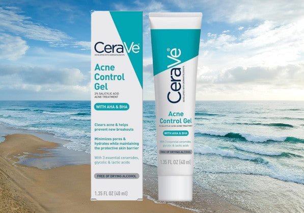 CeraVe Acne Control Gel 1.35 oz - Pack of 4, Clear Skin Treatment