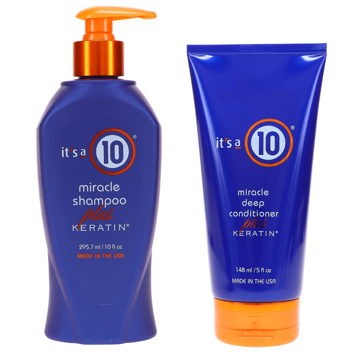 It's a 10 Miracle Shampoo Plus Keratin & Deep Conditioner Set - 10 oz