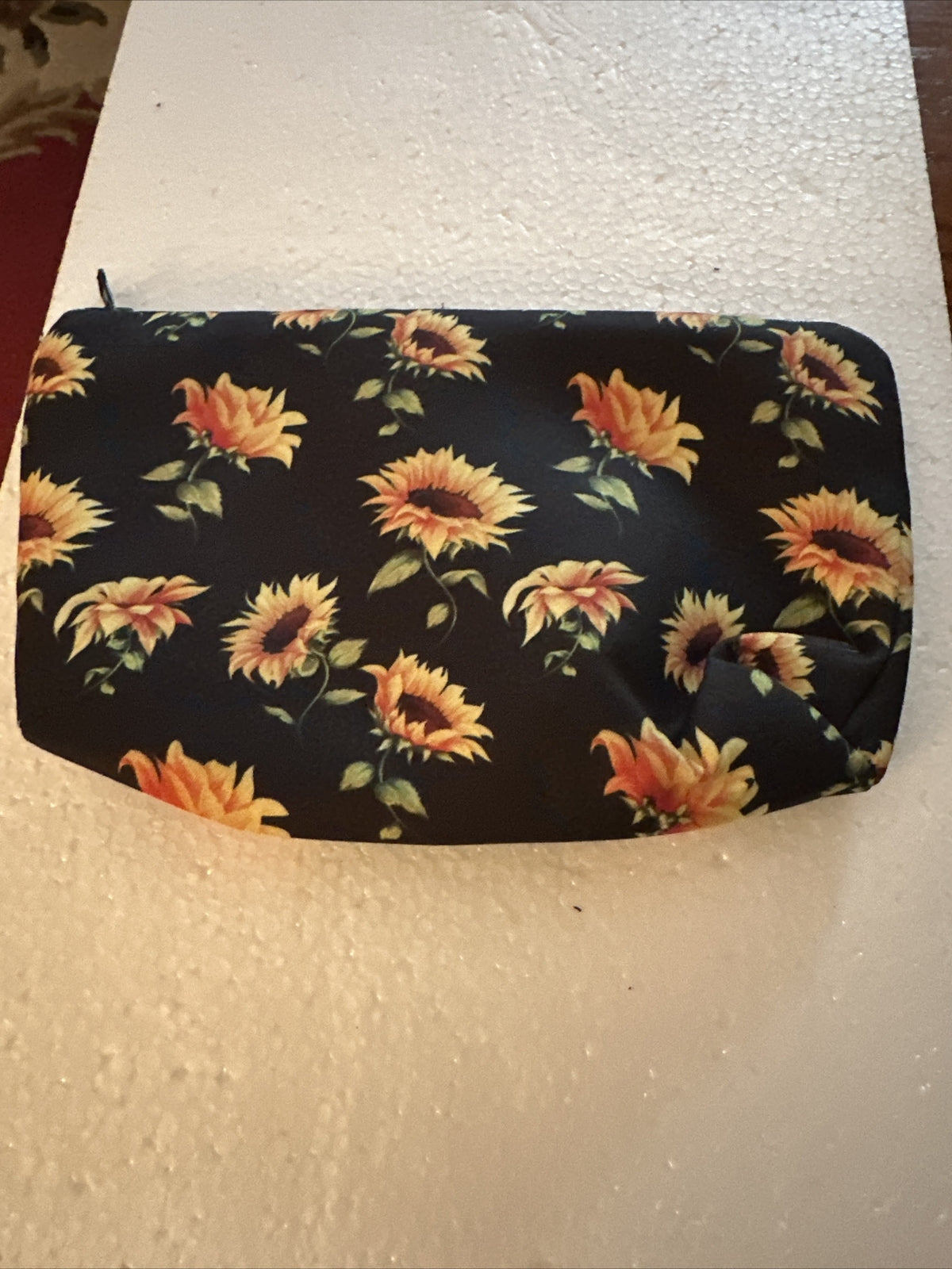 Colorful Sunflower Makeup Bag - Cute Floral Cosmetic Pouch
