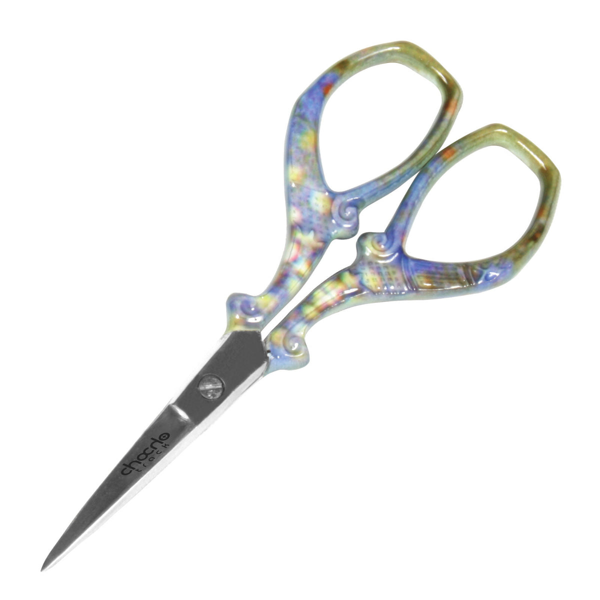 Professional Nail Clipper & Cuticle Scissors Set - Stainless Steel, Sharp Curved Blades for Nails & Eyebrows