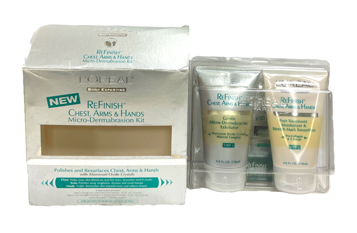 L'oreal Refinish Micro-Dermabrasion Kit (4.0fl/118ml) Lot Of 2, New