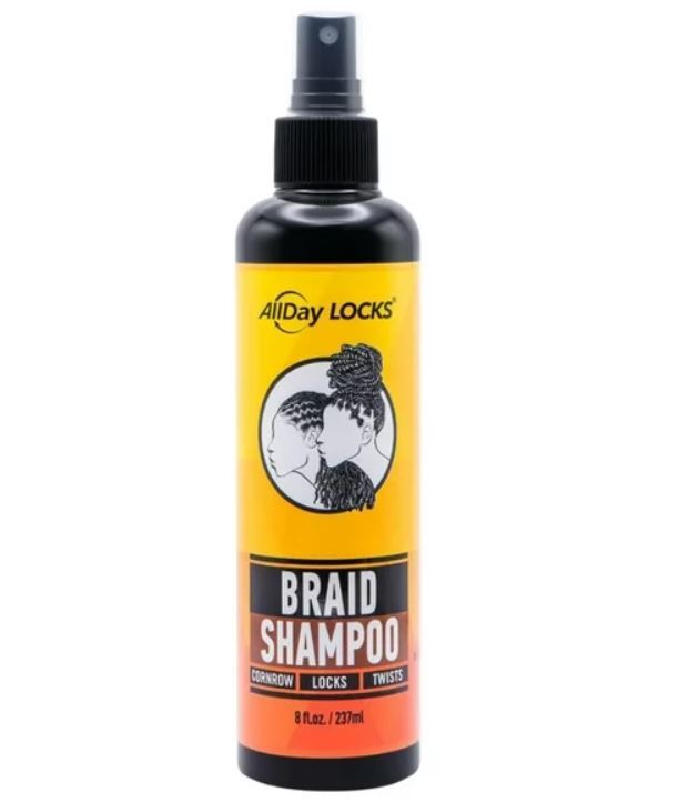 AllDay Locks Braid Shampoo 8oz for Cornrow Locks & Twists - Hair Care