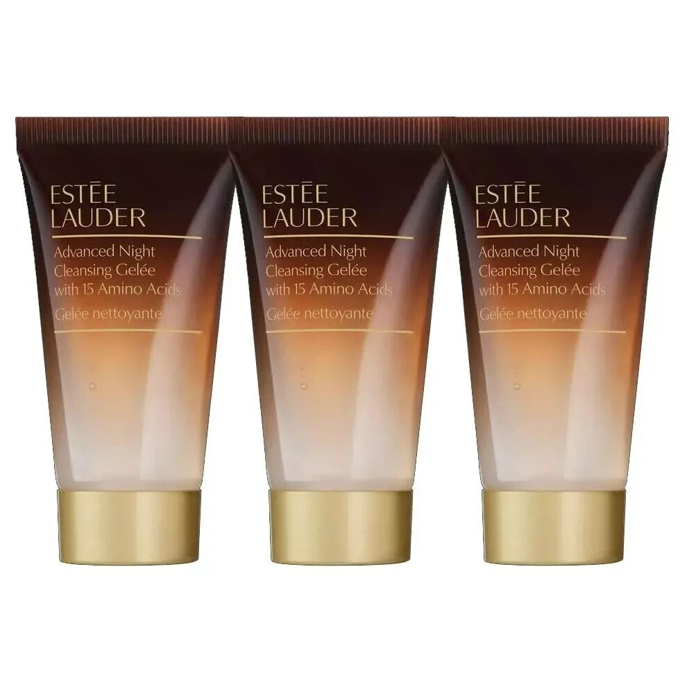 Estee Lauder Advanced Night Cleansing Gel with 15 Amino Acids - 1oz/30ml, Pack of 3