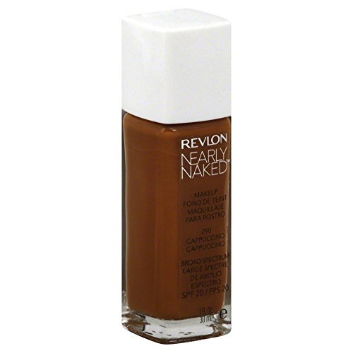 4 Pack Revlon Nearly Naked Liquid Foundation SPF 20 Cappuccino