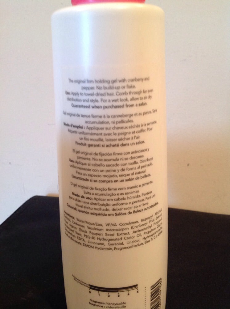 Unisex Hair Styling Gel 25.3 oz - Firm Hold, Natural Shine, Flake-Free