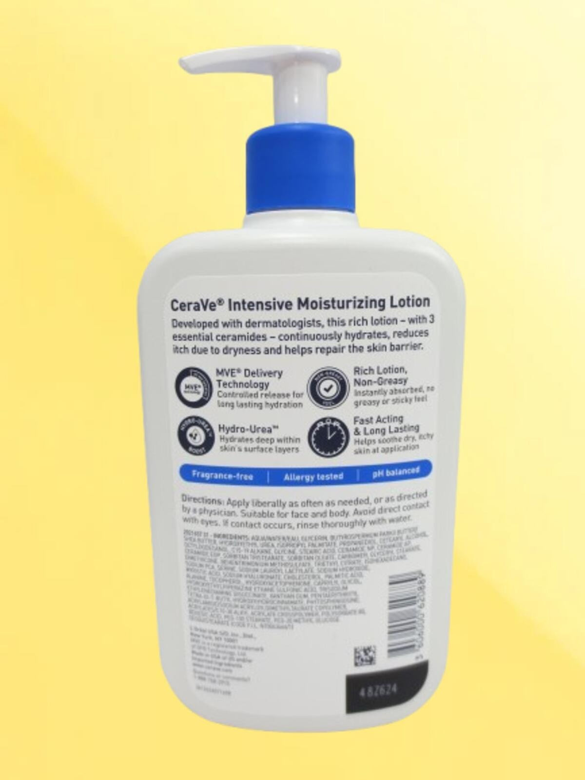 Intensive Moisturizing Lotion for Dry Skin, 16 oz - 3 Pack