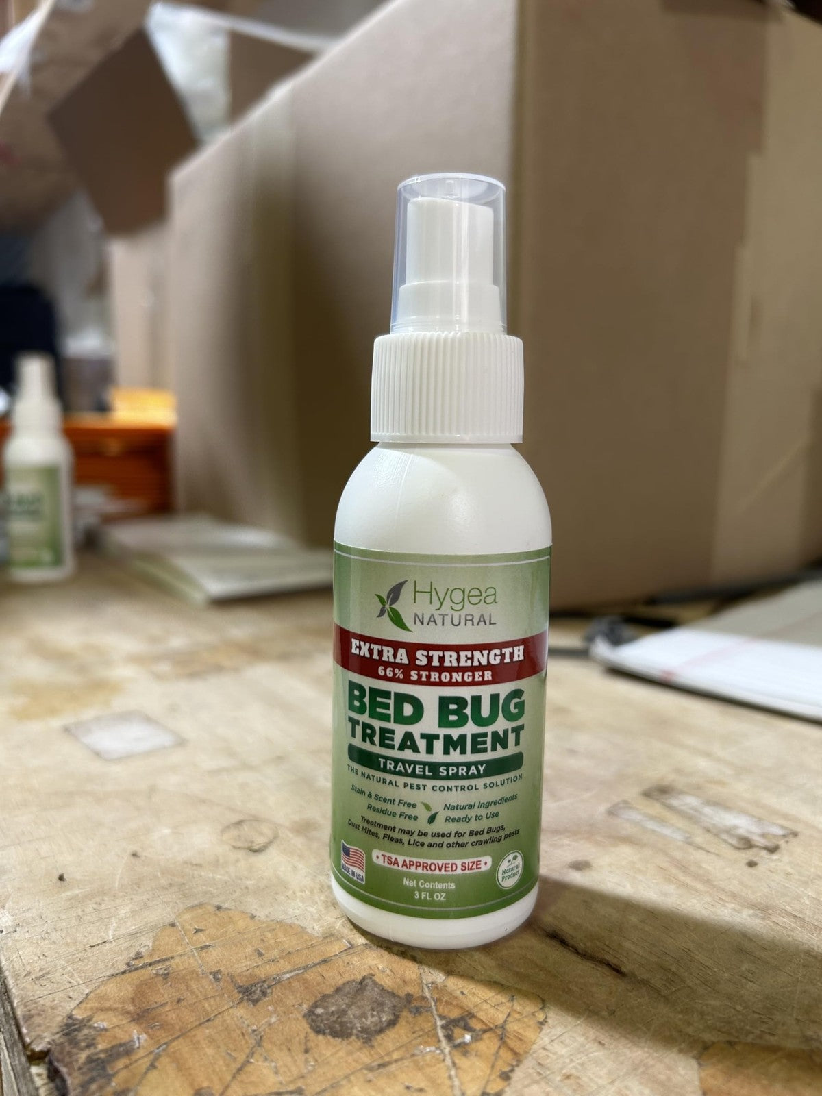 Natural Bed Bug Spray - Extra Strength, Odorless, Child & Pet Safe, 3 fl oz (Pack of 3)