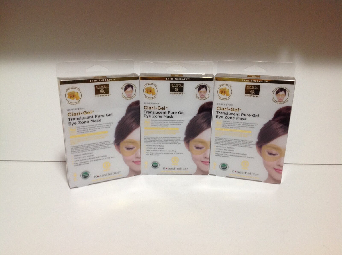 ClariGel Translucent Pure Gel Eye Mask - 3 Pack (9 Masks)