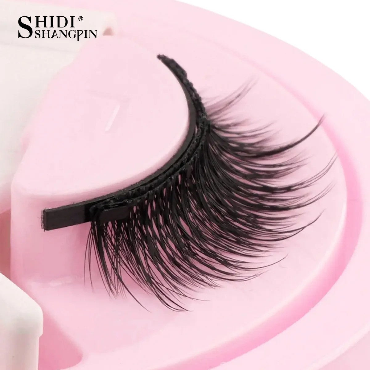 Magnetic False Eyelashes with Applicator Set – Reusable 3D Natural Look