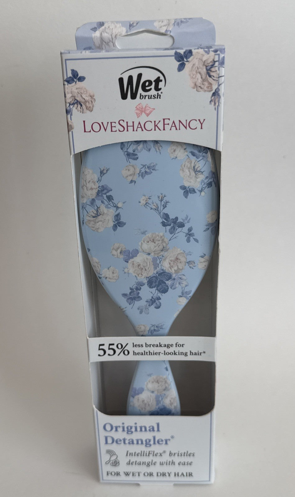 Large Detangler Brush with Rosette Design - LoveShackFancy x Wet Brush Everblooming