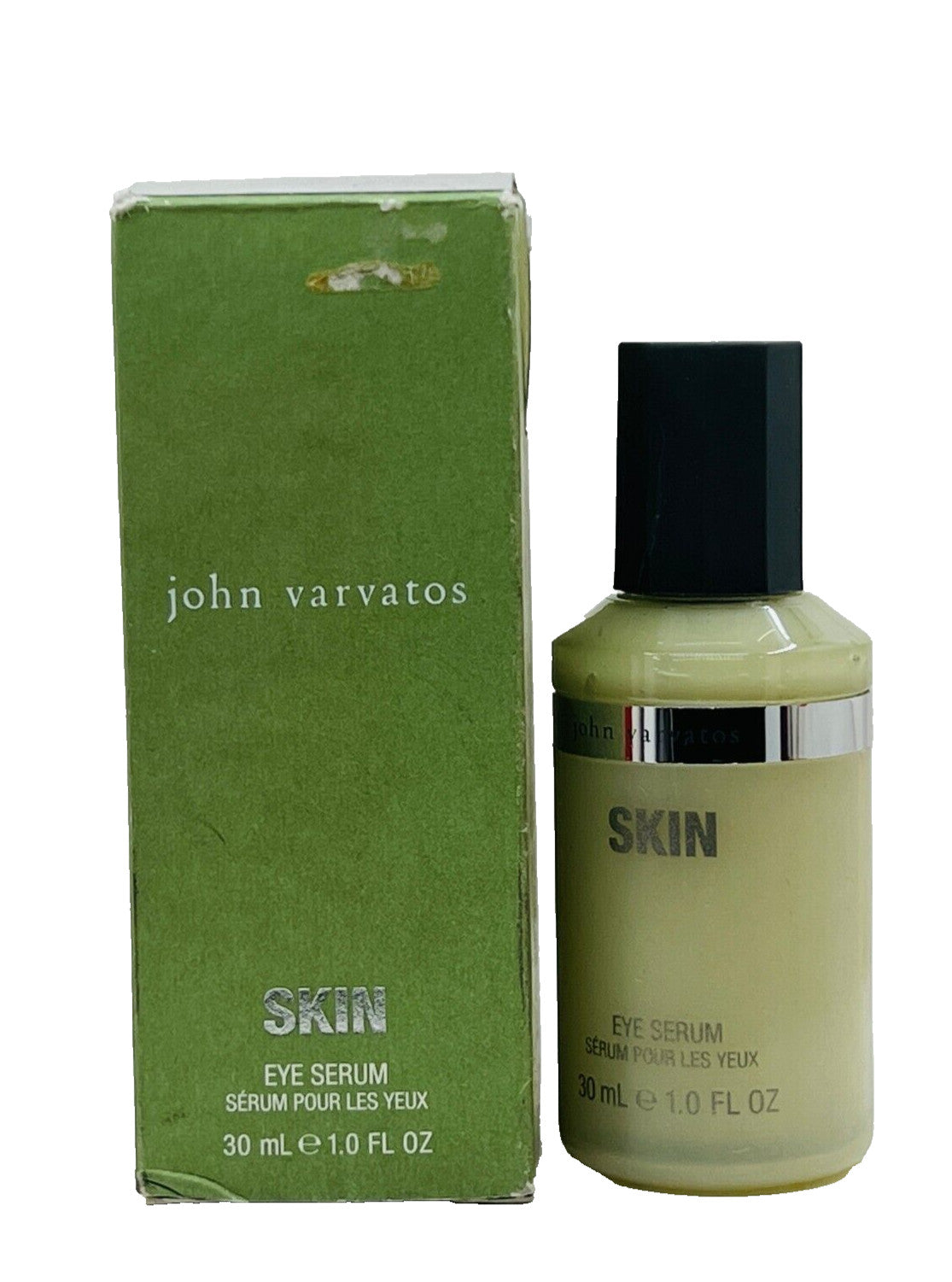 John Varvatos Skin Eye Serum 1 oz - Anti-Aging Eye Treatment for Dark Circles