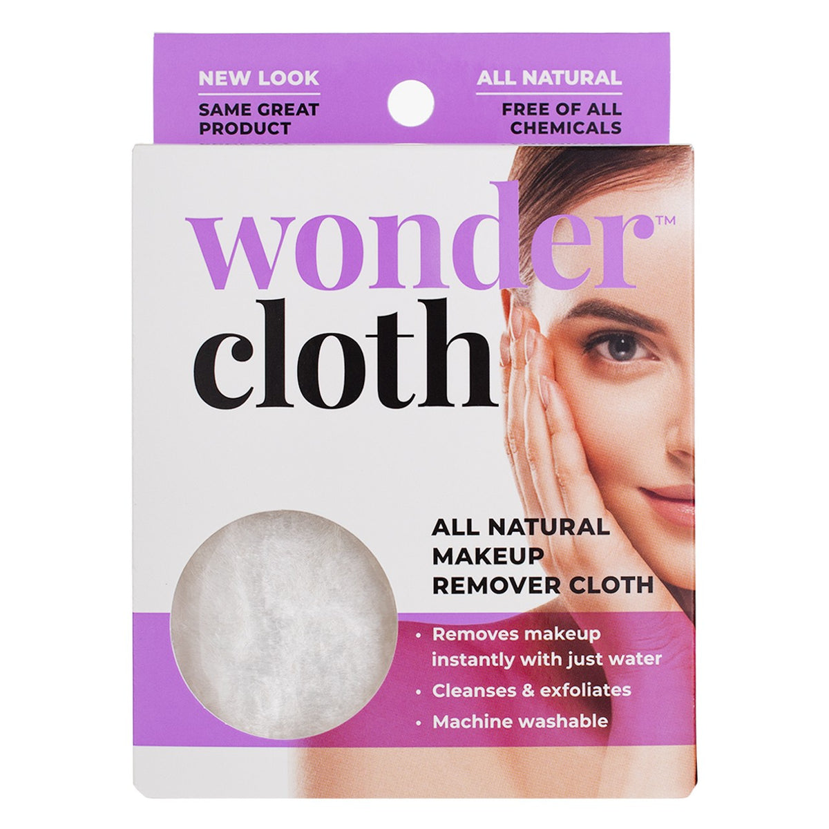 Makeup Remover Cloth Pack - All Natural Cotton & Plant Pulp, 4 Pack
