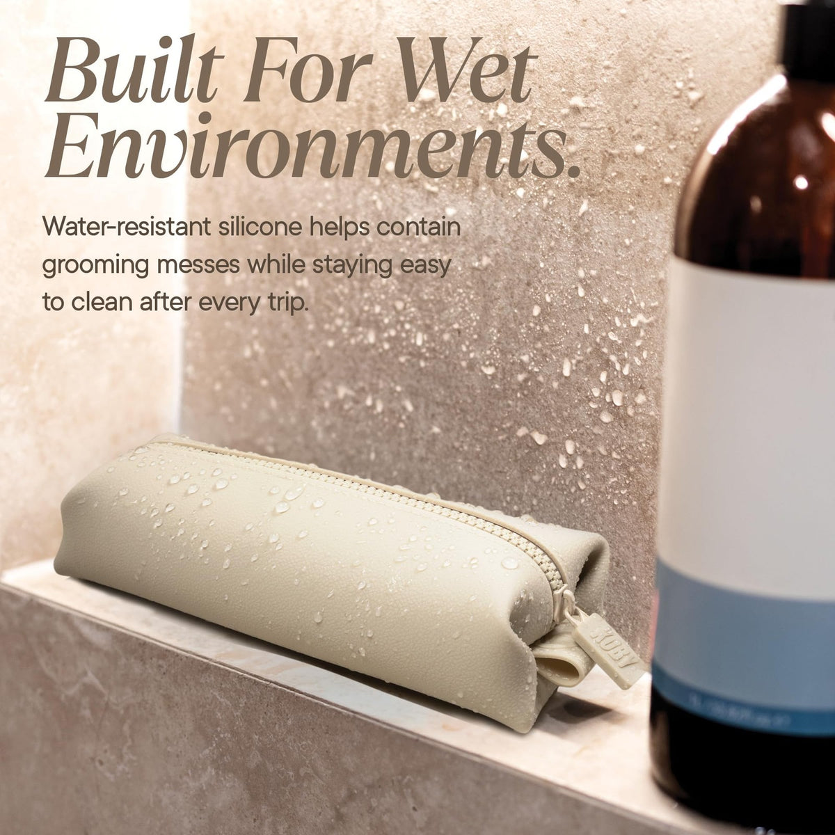 Mini Silicone Toiletry Bag Travel Organizer Waterproof & Durable