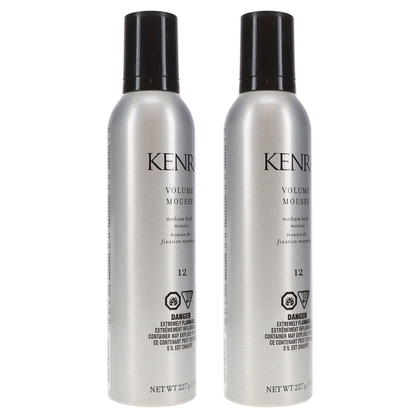 Kenra Medium Hold Volume Mousse #12 - 8 oz, 2 Pack for Natural Hair Styling
