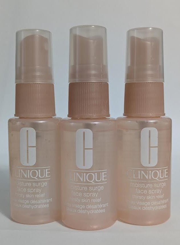 Clinique Moisture Surge Face Spray 30ml – 3-Piece Hydrating Mist Set