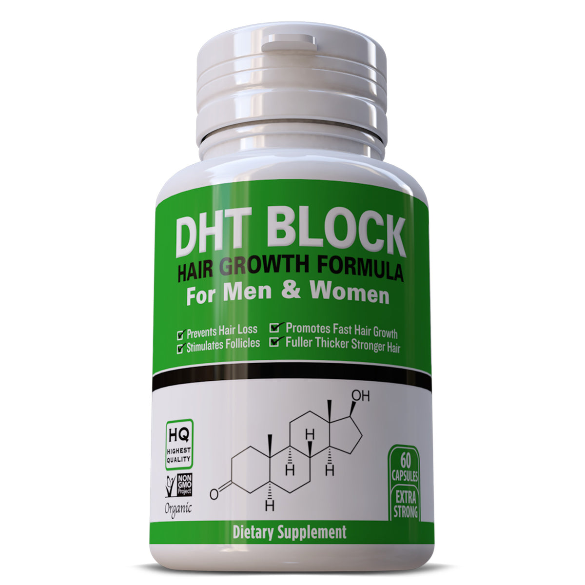 DHT Blocker Hair Growth Supplement - 60 Capsules