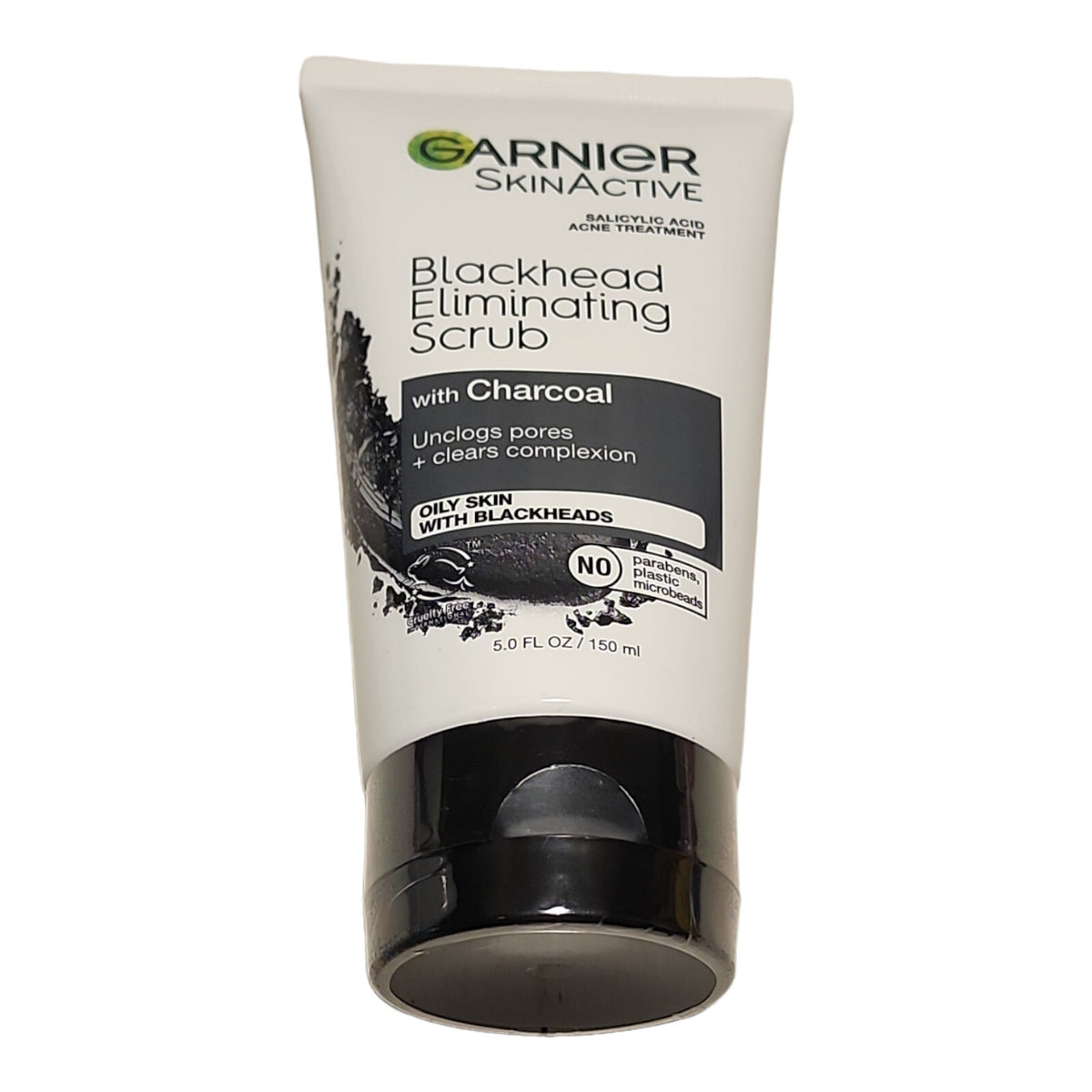 Garnier SkinActive Clean Scrub Blackhead Eliminating 5 Ounce (145ml)